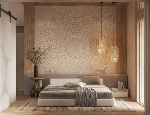 Дизайн интерьера дома в стиле Japandi кп Новая жизнь. 150 м2