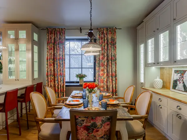 Роскошная кухня-гостиная