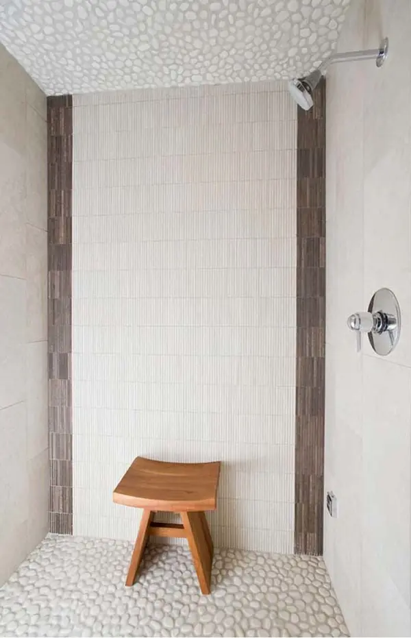 Использование Натуральной  Мозаики Галька на Сетке