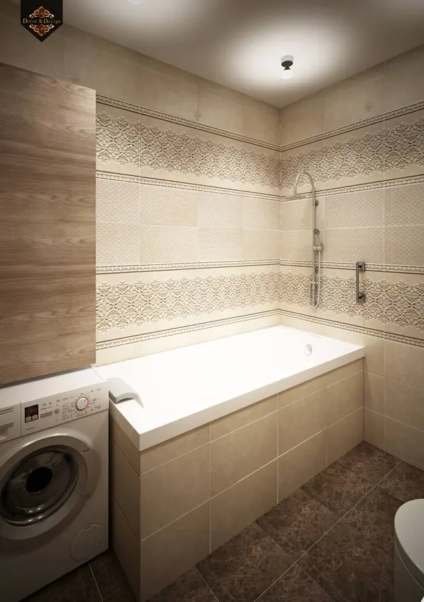 "Фьюжн в интерьере"трехкомнатная квартира в Казани по ул. Муштари