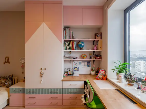 Меблировка детской комнаты для девочки 5 лет