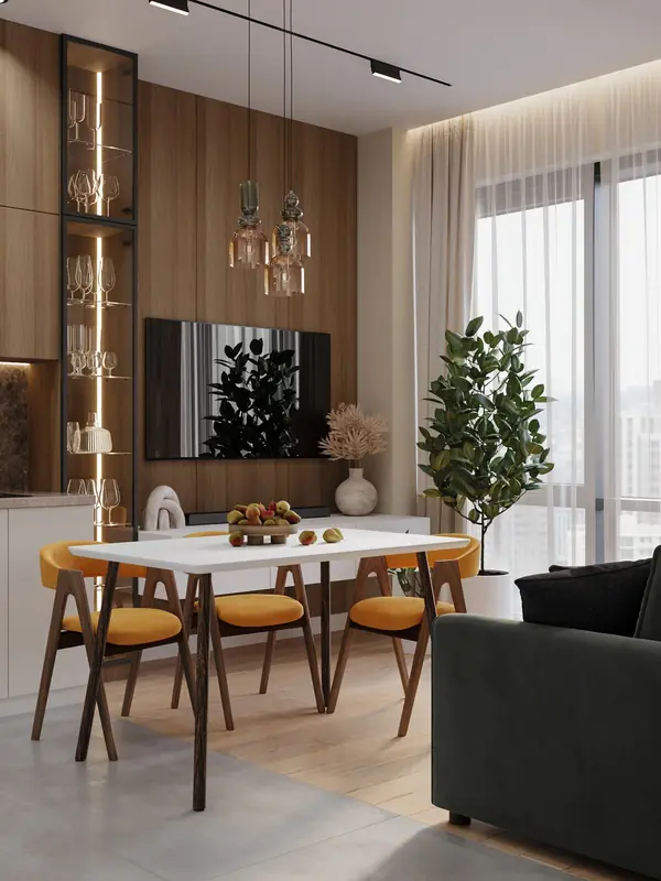 Однокомнатная квартира для девушки 45 кв.м.