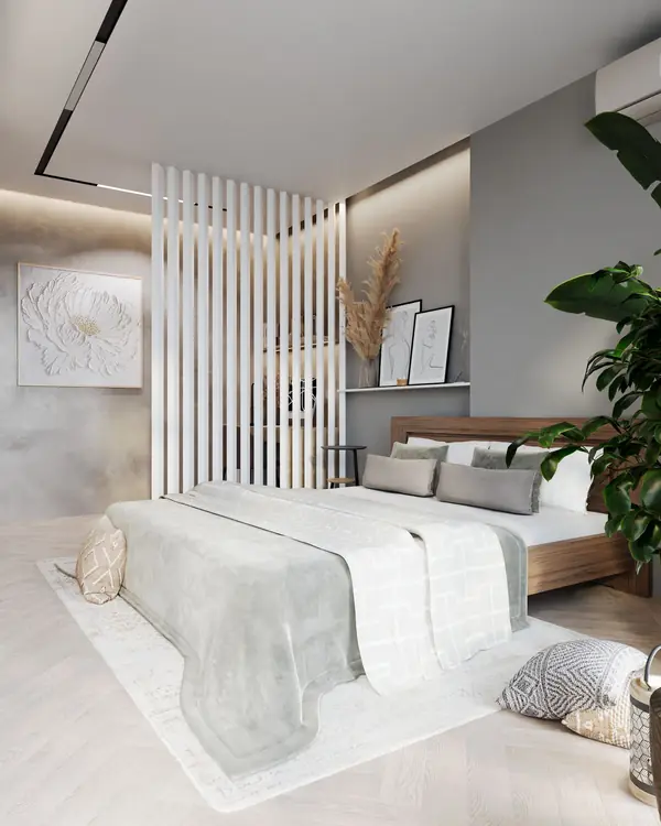 Квартира в современном стиле с природным уклоном