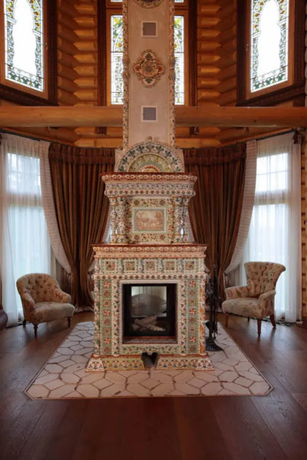 Деревянный дом 550 кв.м. в русском стиле