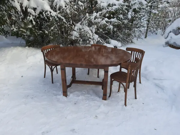 Раскладной круглый стол