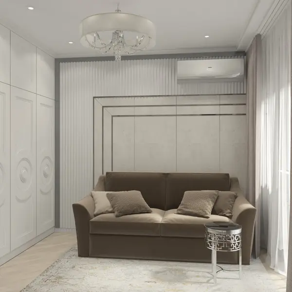 Нежнейший дизайн трехкомнатной квартиры