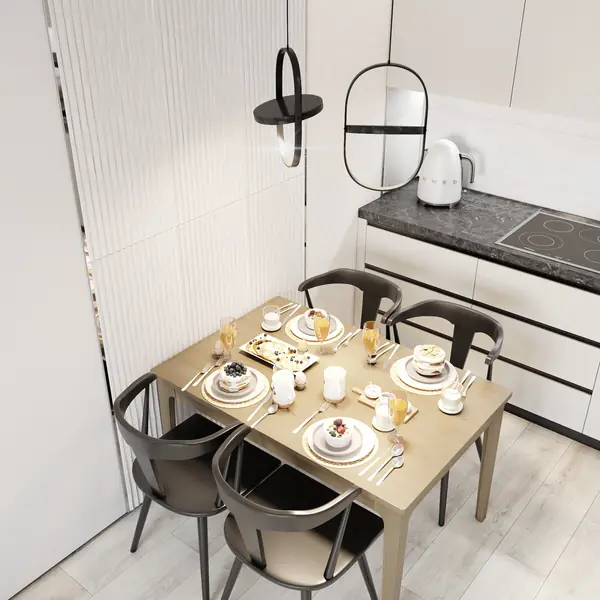 Визуализация интерьера в скандинавском стиле