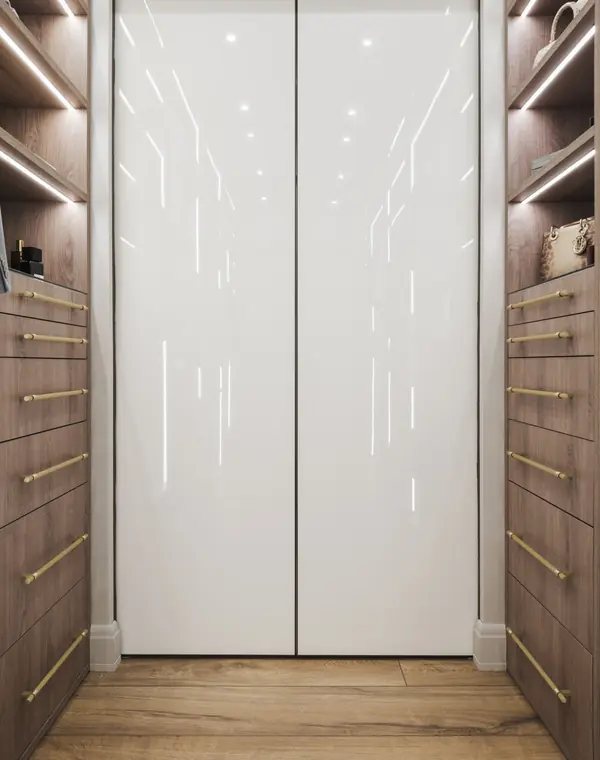 Реализация современной четырехкомнатной квартиры площадью 170 м²