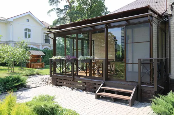 Остекление террасы в Санкт-Петербурге