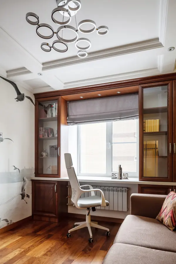 Квартира с элементами американского стиля.