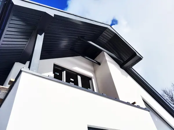 Загородный дом с мансардой