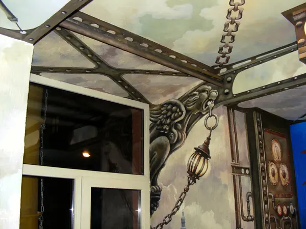 Роспись коридора