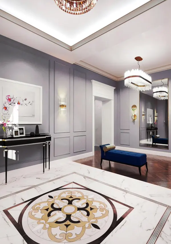 Дизайн-проект интерьеров  дома в поселке «Горный»,проектируемая площадь:188.6 м2