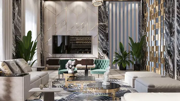 Зона домашнего кинотеатра в доме