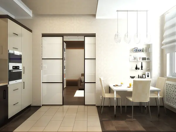 Apartment interior design in style Art Nouveau