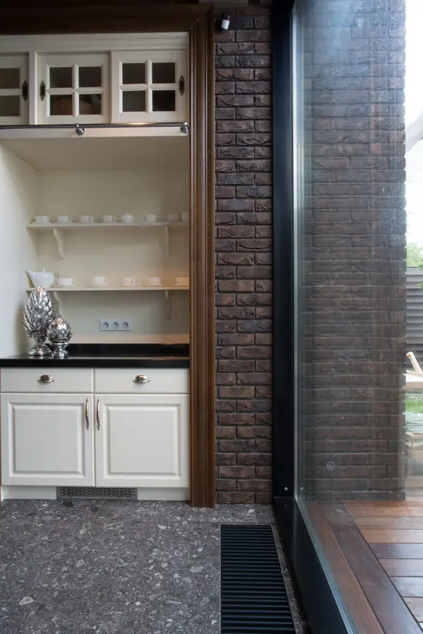 Интерьер кухни в частном доме