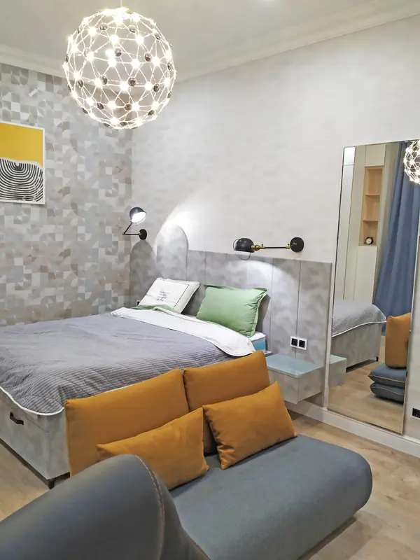 Подростковая комната с элементами лофта