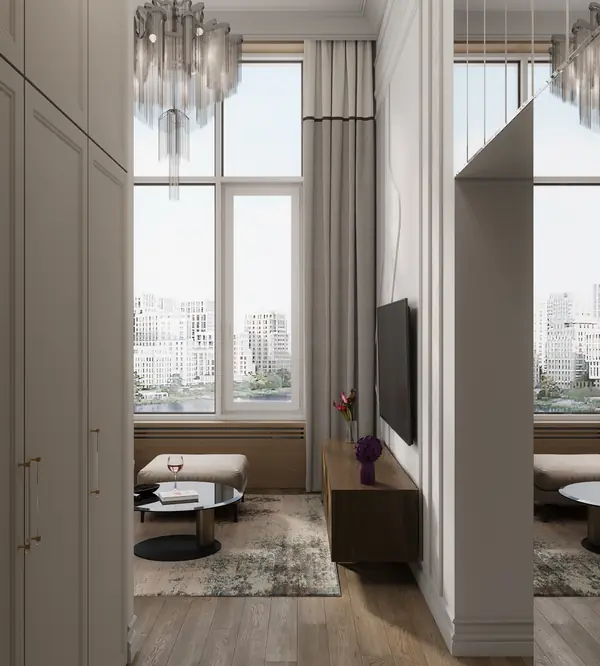 ДИЗАЙН ДВУХУРОВНЕВОГО ПЕНТХАУСА В ЖК "NOW"