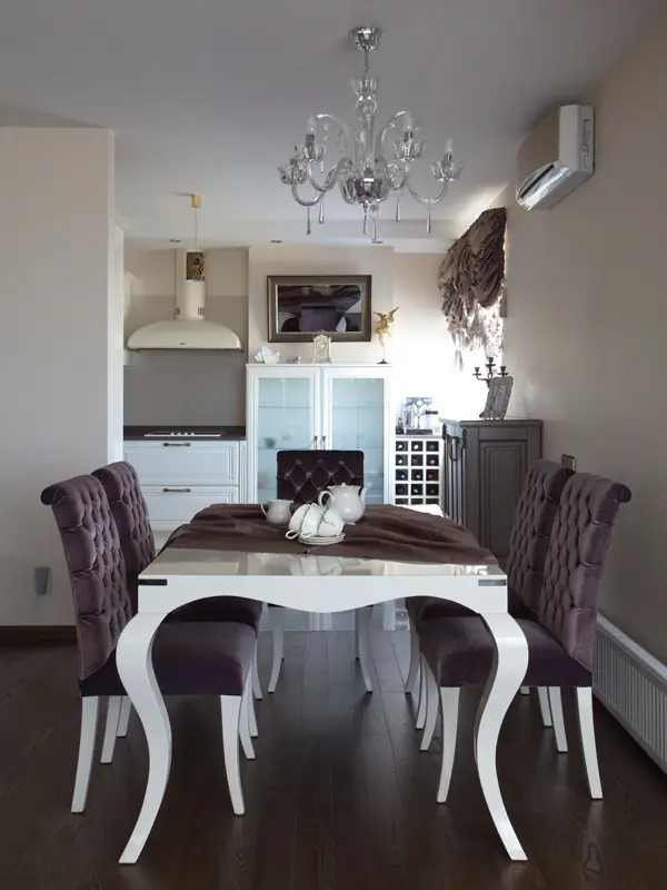 Вариации на тему барокко. Классический интерьер в трехкомнатной квартире.