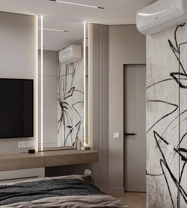 Интерьер квартиры в ЖК "Метрополия"