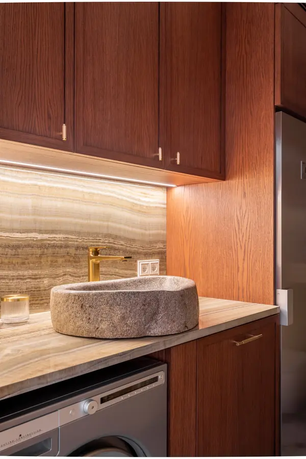 Квартира в пудровых тонах