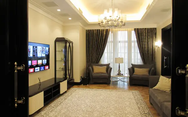 Домашний кинотеатр с потолочными акустическими системами