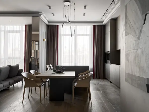 Реализация дизайн-проекта квартиры PR-103 в ЖК Ривьера