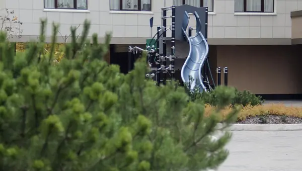 Сад на крыше паркинга