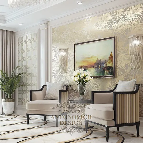 Отделка стен в дизайне интерьеров