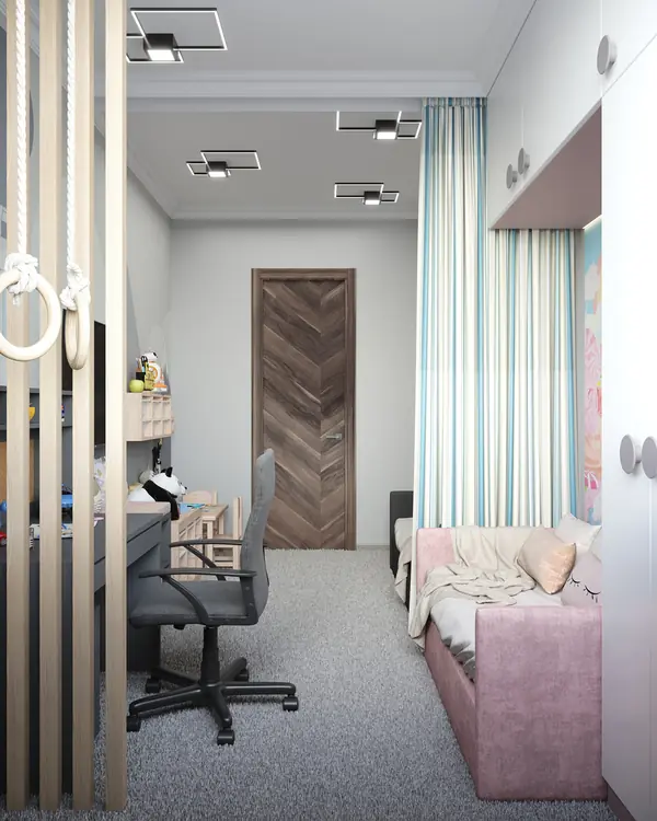 ЖК Сиреневый парк, 3 комнаты, 59 м²