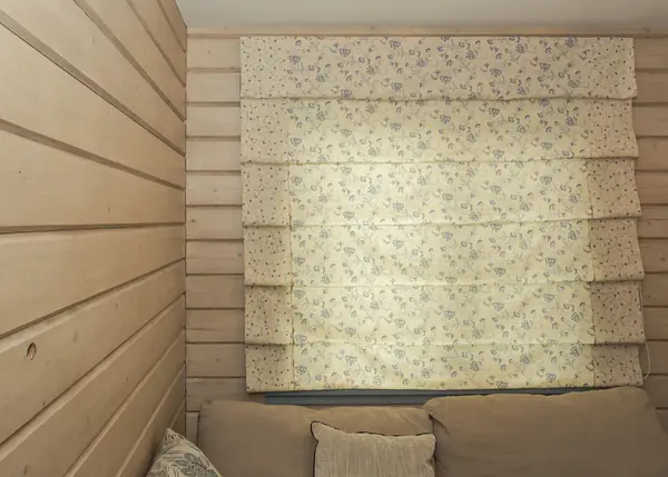 Шторы для деревянного ЭКОдома в Новодарьино