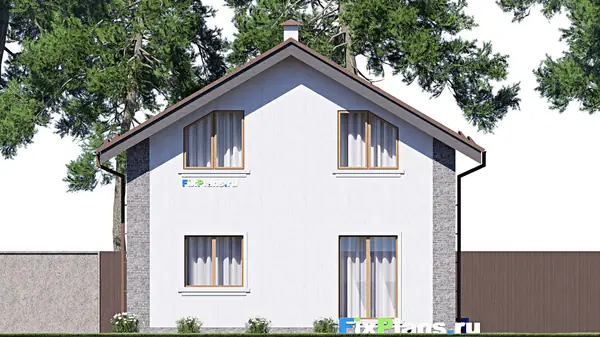 Количество этажей  |1|;, Количество спален  |4|;, Площадь |122.13| м2;, Материал