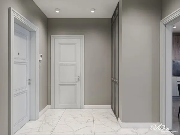 Дизайн интерьера квартиры-студии (ЖК Жираф)