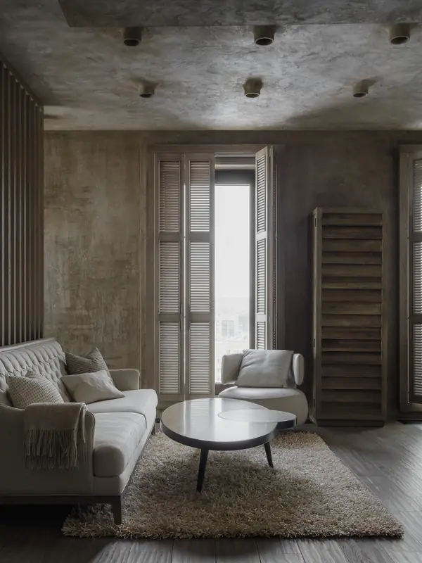 Реализация мебели для проекта в стиле "Ваби-Саби"