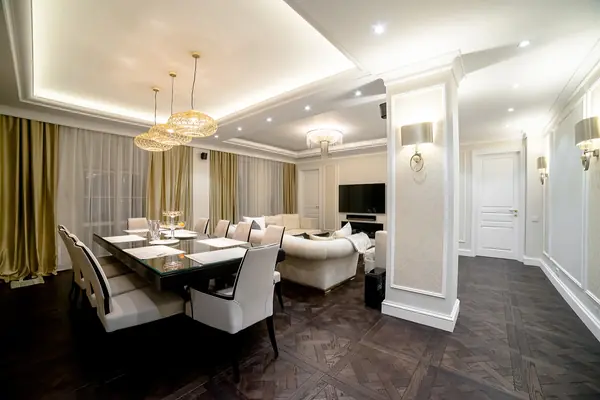 Ремонт пятикомнатной квартиры 210 кв.м в стиле неоклассика