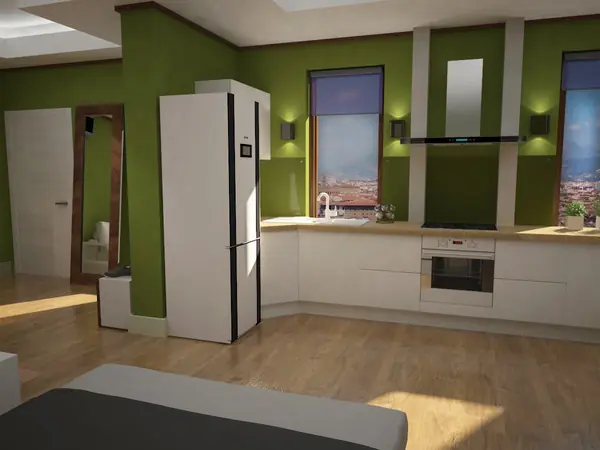 Малевич в интерьере жилой квартирі