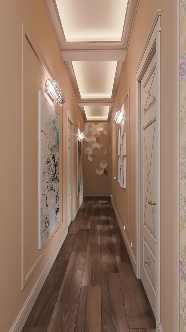 Дизайн проект квартиры "Элегантная роскошь"