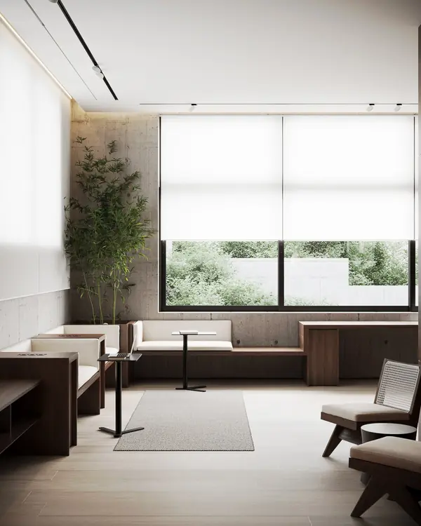 The Whale – Minimalist modern home office