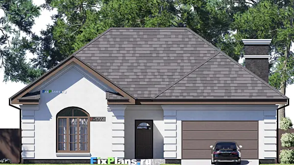 Проект одноэтажного дома 20х16м S245м2 F-17558