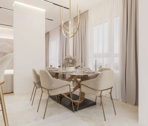 ЖК Легенда парк 120м2 видовая квартира столовая