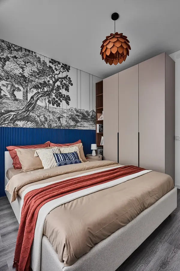 Евро2 ЖК Астра Марин синий/терракот