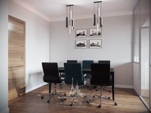 Дизайн небольшого офиса в современном стиле