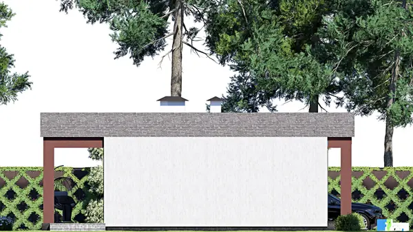 Проект одноэтажного дома 11х12м S104м2 F-17351