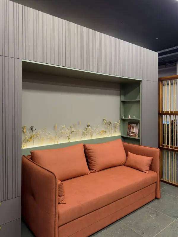 П-образный шкаф в шоуруме