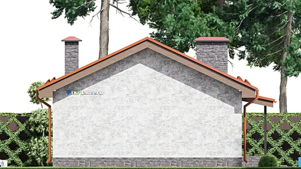 Проект одноэтажного дома 9х10м S59м2 F-14768