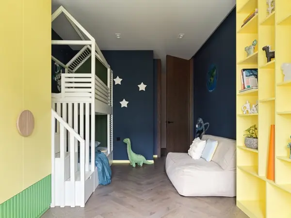 Дизайн-проект квартиры 100м² для семьи с двумя детьми