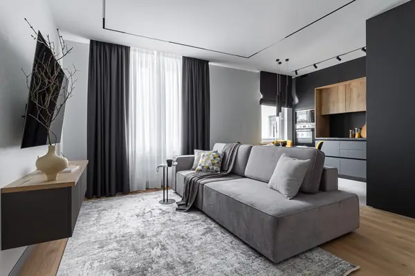 Дизайн проект для молодого человека, который предпочитает лаконичные интерьеры.