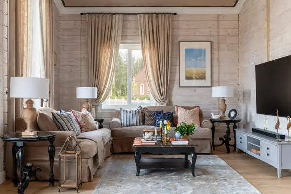 Интерьер деревянного дома