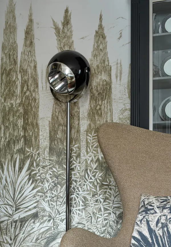 "Обнимающая" гостиная от студии "А3".