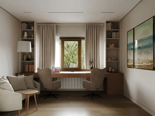 Кабинет из проекта #частныйдомотunison